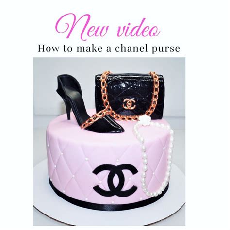 chanel handbag cake recipe|Chanel bag cake topper.